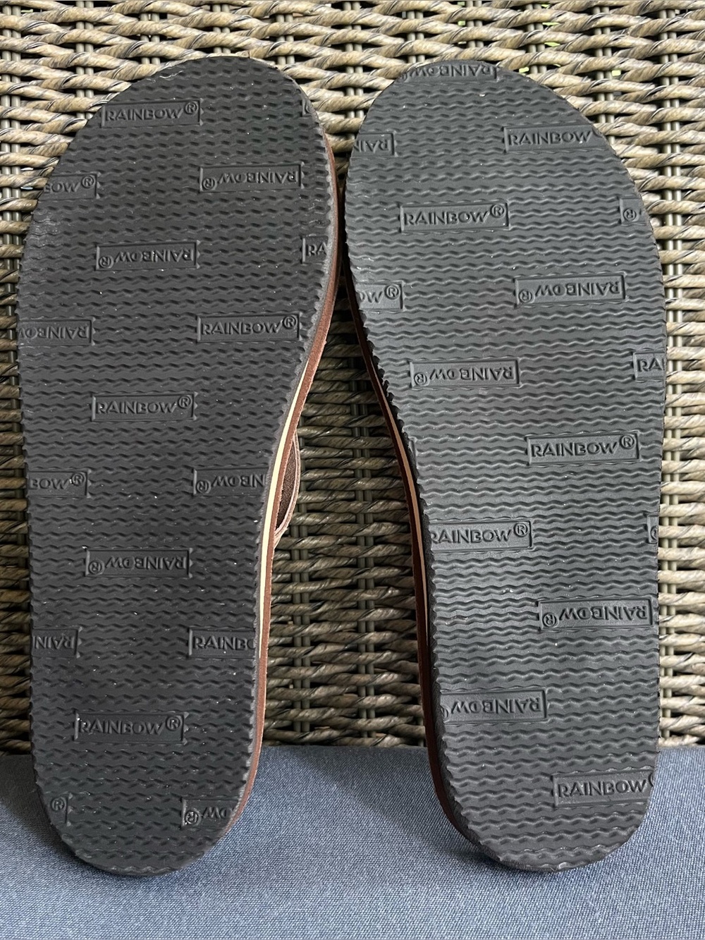 Rainbow Flirty Braidy leather sandal wms S 5.5-6.5 - Picture 6 of 7